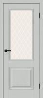 Классик-13 Grey Silkwood White Сrystal